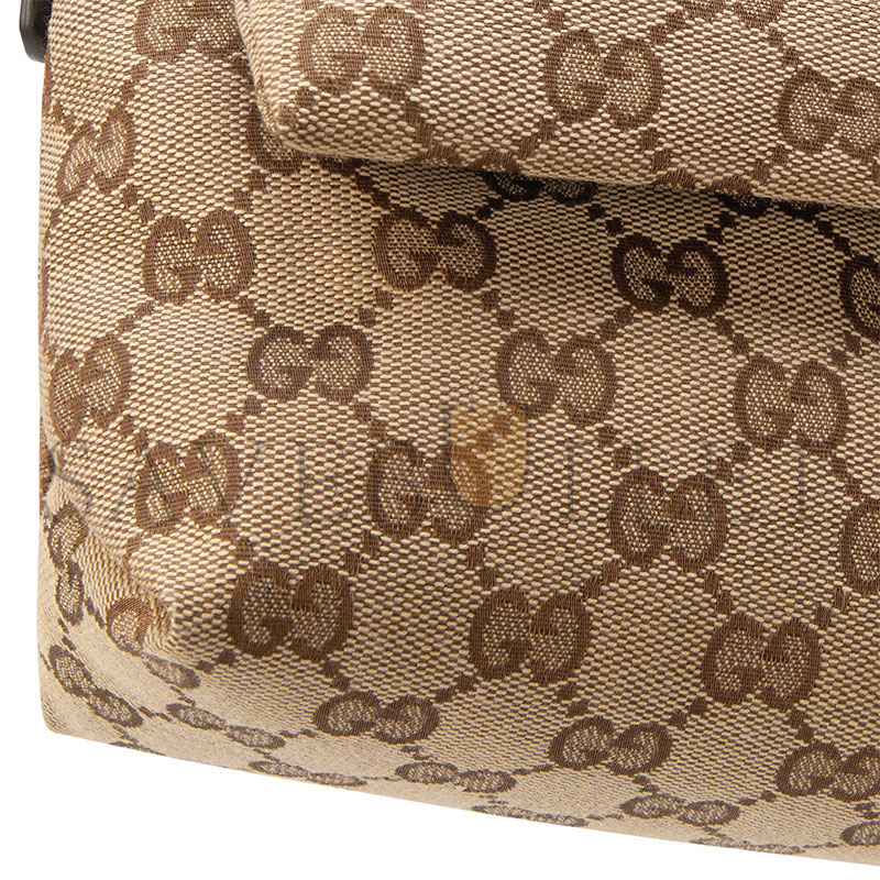 GUCCI GG CANVAS SMALL CROSSBODY BAG 821617 (19*15*7cm) GUCCI GG CANVAS SMALL CROSSBODY BAG 821617 (19*15*7cm)